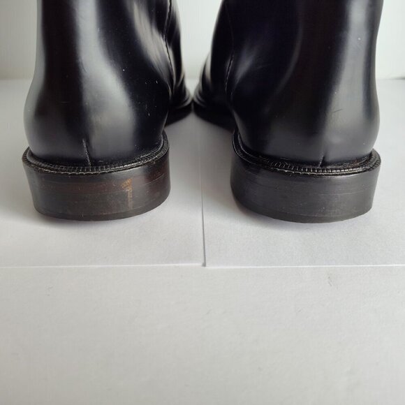 Ladies SZ 7M Michael Kors Black Leather Riding Boot - Picture 4 of 7